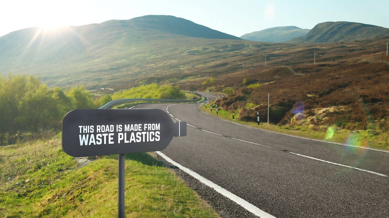 За почиста околина: Пластичниот отпад се меша и во асфалт и патишта!