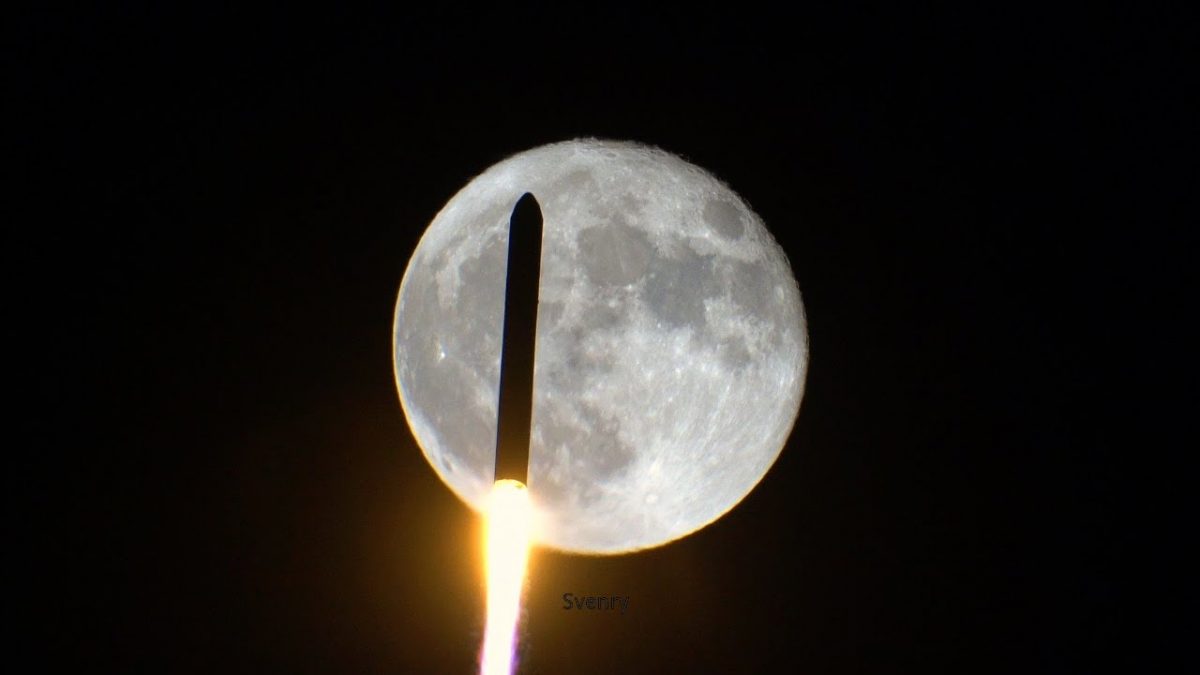 Фасцинантното видео и фотографии од поминувањето на ракета пред Месечината (ВИДЕО)