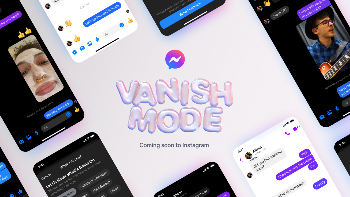 Facebook го претстави Vanish Mode за Messenger и Instagram (ВИДЕО)