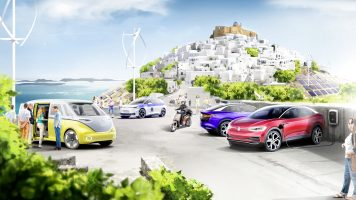 Volkswagen претвора грчки остров во рај за електрични автомобили