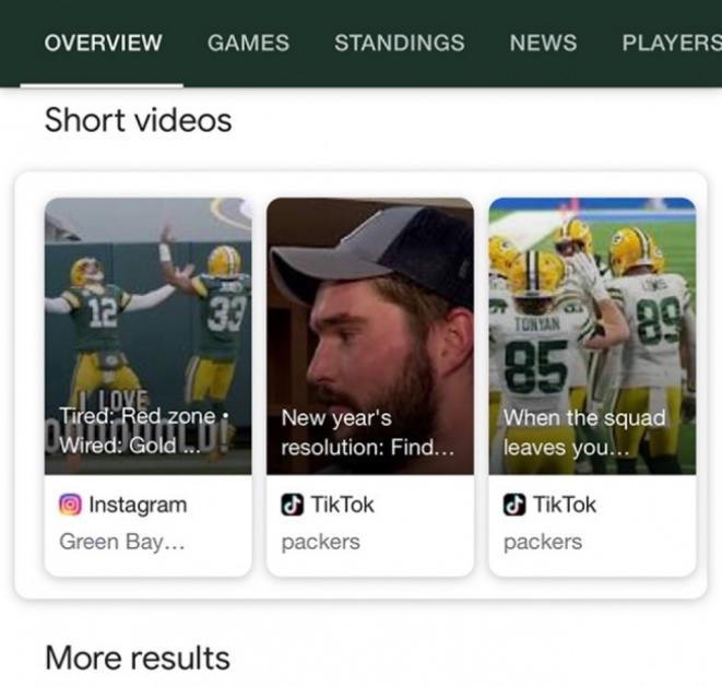 Google Search тестира нови „Short video“ резултати од Instagram и TikTok