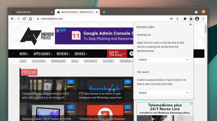 Google го олеснува испробувањето на експерименталните функции во Chrome