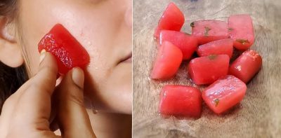(Видео) Домашен спа третман за лице со коцки мраз од домати
