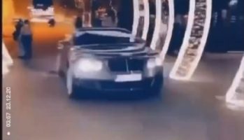 (Видео) Чаламџија со „бентли“ влета на скопскиот плоштад па доби казна од 45 евра