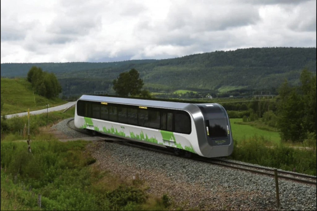 Британски воз што го користи човечкиот и животинскиот отпад како гориво