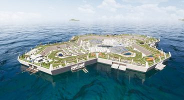 (Видео) Се гради првиот пловечки град на Бахамите, цените на становите стигаат и до 1,5 милијарди долари
