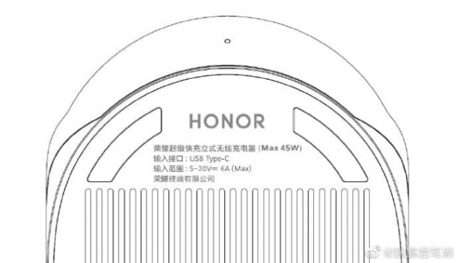 Сертификуван 50W безжичен полнач за Honor V40