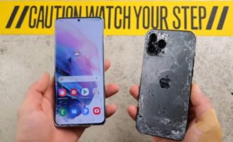 Galaxy S21 Ultra и iPhone 12 Pro Max на тест на издржливост (ВИДЕО)