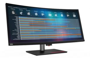 Lenovo ThinkVision P40w е 40-инчен Thunderbolt 4 дисплеј