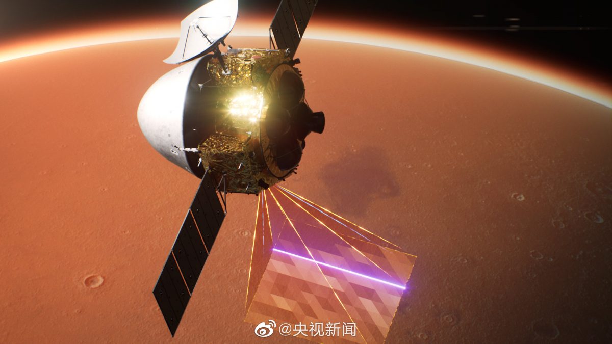 Кинескиот вселенски брод влезе во орбитата на Марс