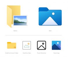 Windows 10 добива нови икони за File Explorer