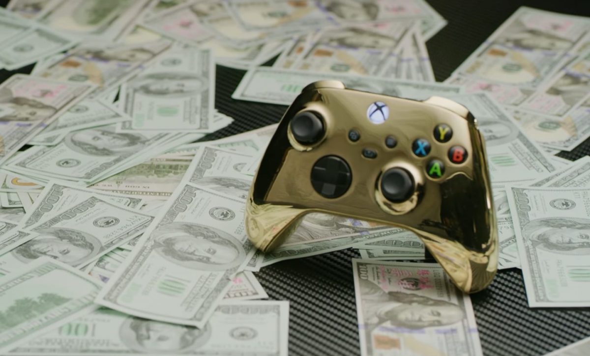 Креиран Xbox контролер од 18-каратно злато (ВИДЕО)