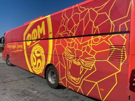 Македонските фудбалери добија брендиран автобус: „Сега е наше време“