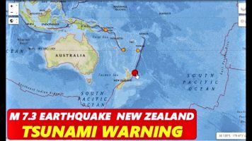 По силниот земјотрес од 7,3 степени во Нов Зеланд, издадено предупредување за цунами