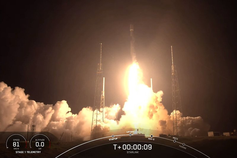 SpaceX испрати 60 нови Starlink сателити во орбитата (ВИДЕО)