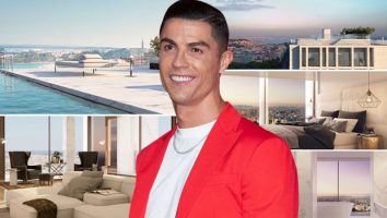 (Видео) Креветот на Роналдо му го донесоа во спалната соба со кран, фудбалерот ја покажа новата вила во Лисабон