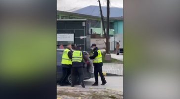 (Видео) Обид за филмско бегство од сообраќајната полиција во Гостивар