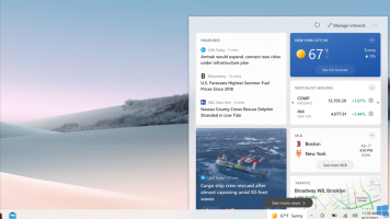 Нов виџет на Windows Taskbar ќе прикажува временска прогноза и вести (ВИДЕО)