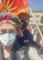 Селфи за слобода: Ребека и Мики на протестите во Скопје