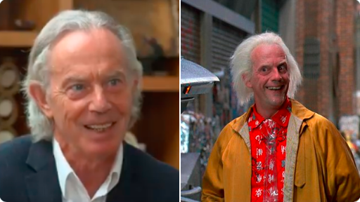 (Фото) Твитерџиите го исмеаа Тони Блер поради новата фризура