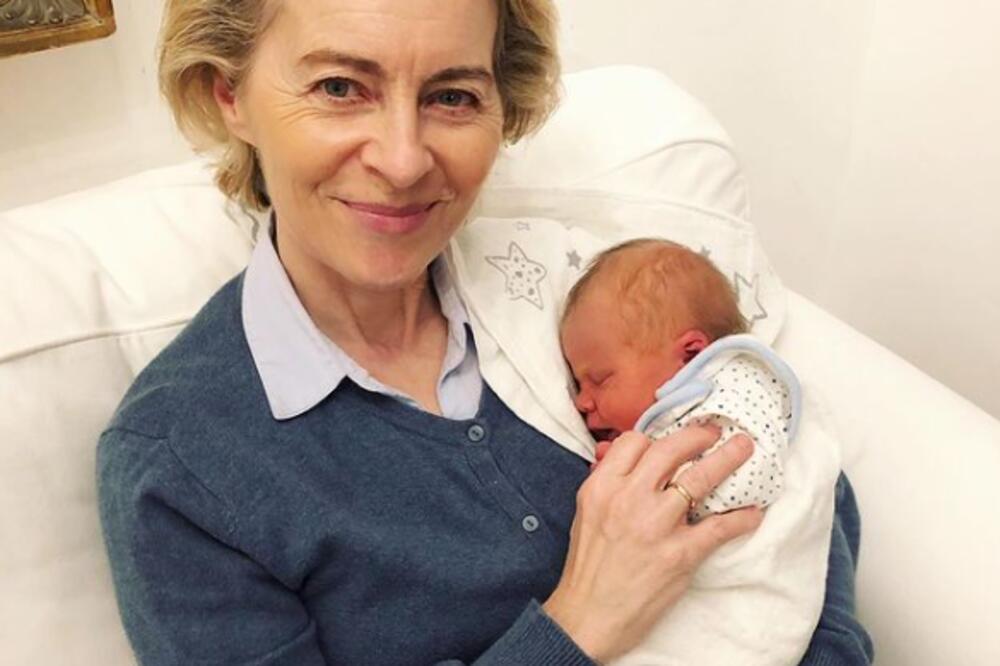 Претседателката на Европската комисија стана баба