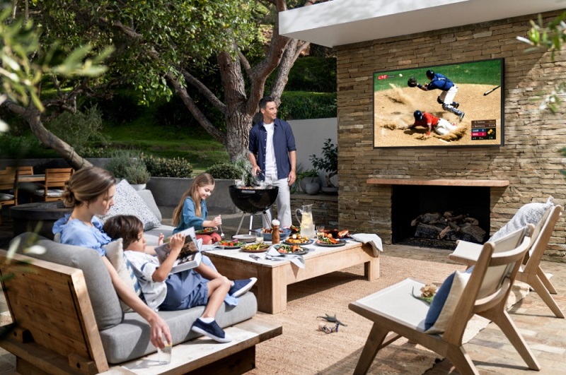 Samsung The Terrace телевизорите верификувани за гледање на отворено