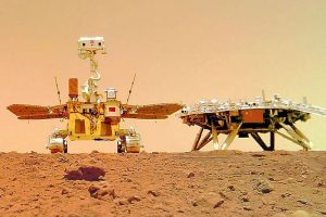 Кинескиот ровер Zhurong направи селфи на Марс