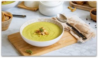 Чорба од тиквички и крем-сирење