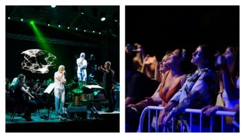 (Галерија) Политичари, пејачи, обични граѓани: Сите на концерт на „Архангел“ и Филхармонија во Градски парк