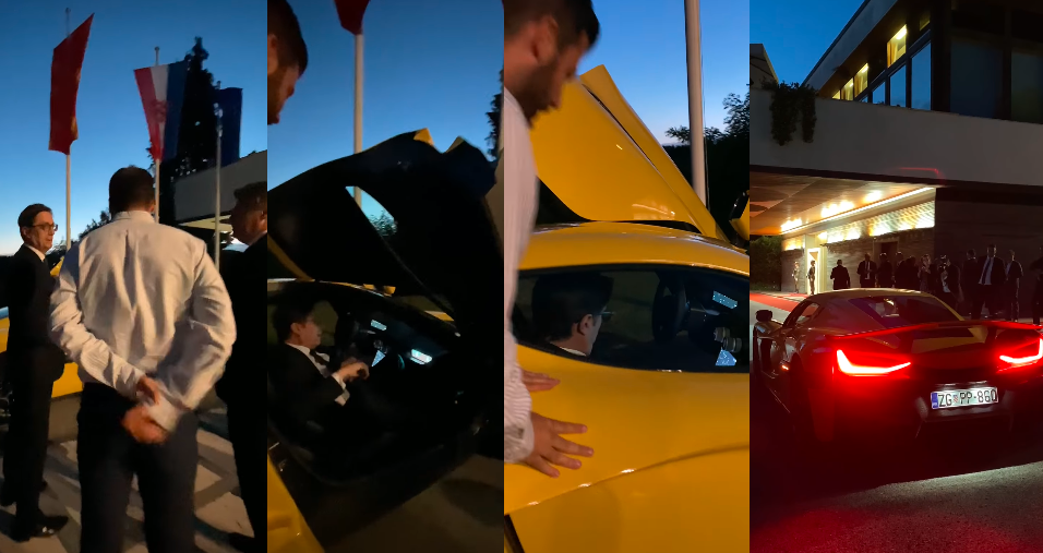 Пендаровски низ Загреб се провози со најбрзиот електричен автомобил на светот (ВИДЕО)