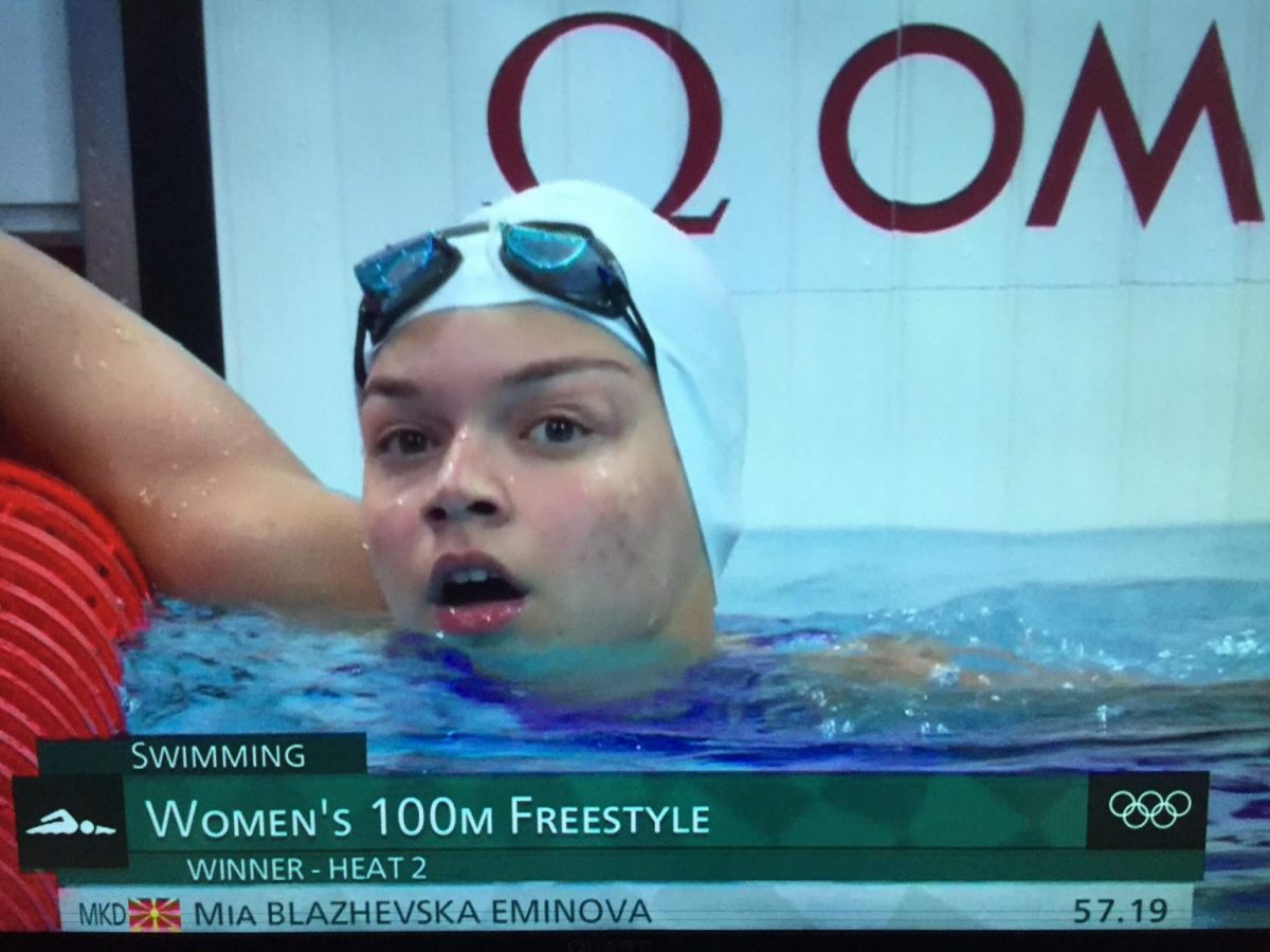 Пливачката Миа Блажевска најдобра во нејзината квалификациска трка на Олимпијадата