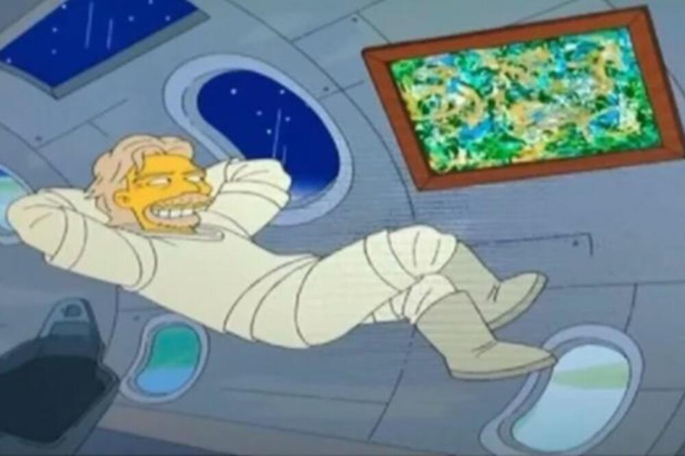 Симпсонови го предвидоа летот на Ричард Бренсон во вселената