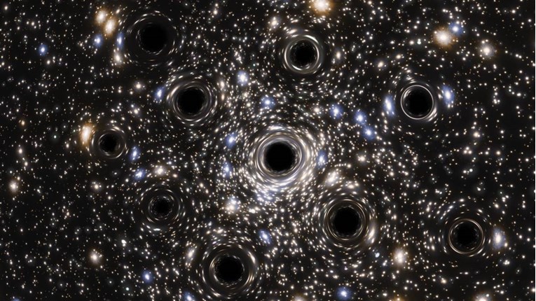 Студија: Низ нашата галаксија поминува огромен кластер црни дупки