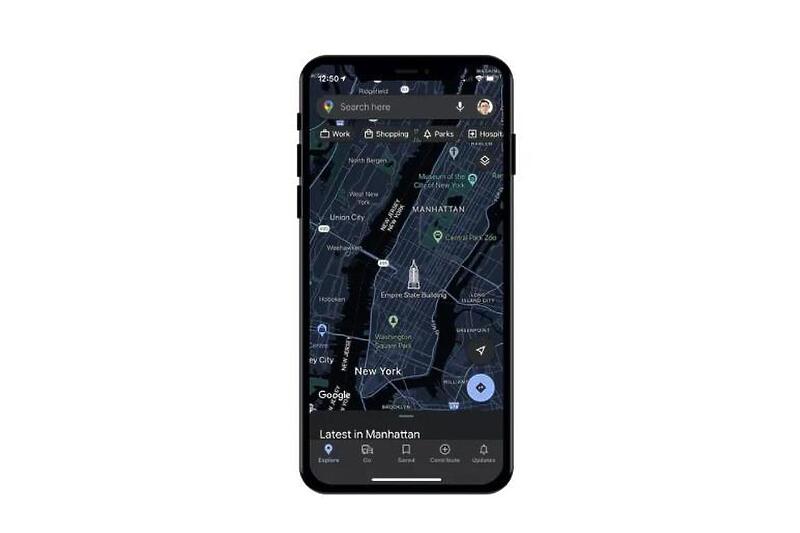 Google Maps на iOS конечно добива темен режим