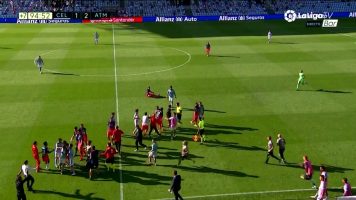 Кореа ги крена Атлетико со два гола во Виго, на крајот општа тепачка