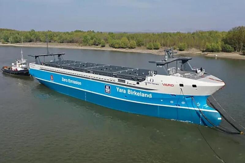 Првиот електричен товарен брод без екипаж годинава ќе тргне на прво патување (ВИДЕО)