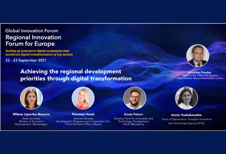 Петров на 2021 ITU Regional Innovation Forum for Europe: Забрзано работиме на трансформација на македонскиот стартап еко систем