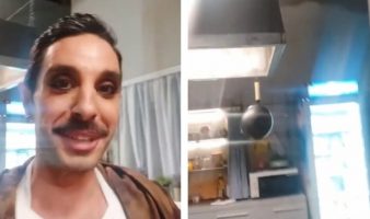 (Видео) Васил Зафричев како Фреди Меркјури ги прошета фановите зад сцената на „Преспав“