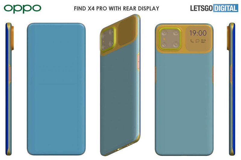 Oppo патентираше смартфон со камера под екранот и секундарен заден дисплеј