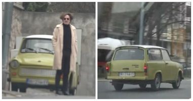 Горан Бреговиќ вози триесет години стар Трабант и е хит по белградските улици