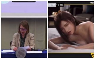 (Видео) Порно снимка го прекина состанокот меѓу италијанските пратеници и академици во Сенатот