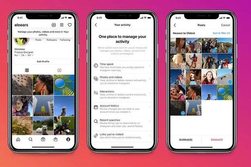 Instagram овозможи масовно бришење и нови контроли на профилот