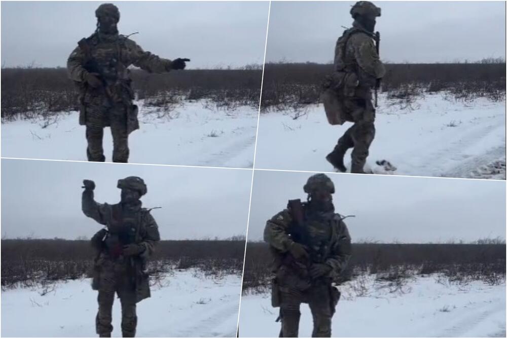 (Видео) Танцувајќи како Џон Траволта, украински војник покажа дека не им се плаши на Путин и на Русите