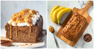 Колач со банани и путер од кикирики