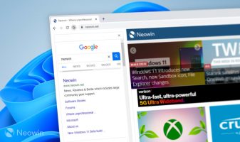 Chrome добива Google пребарување на страничниот панел во Windows