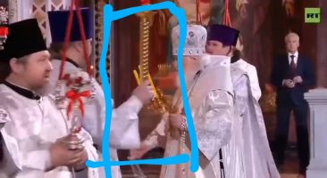 (Видео) Путин не бил на велигденската литургијата во московскиот соборен храм, тврдат теоретирачи на заговор