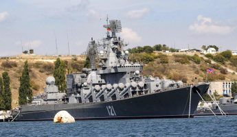 Потона бродот „Москва“, гордоста на руската црноморска флота