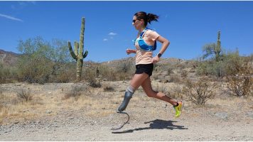 Американка без нога истрча 104 маратони за 104 дена