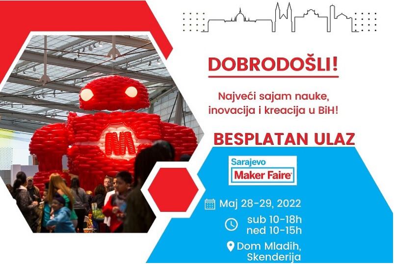 ВИДЕО: Sarajevo Maker Faire, еден од најголемите саеми за наука и иновации на 28 и 29 мај