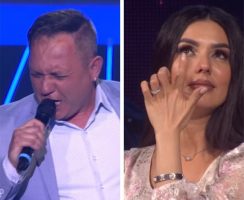 (Видео) Македонецот Бобан Цаневски со емотивен настап ја расплака Тања Савиќ во „Никогаш не е доцна“